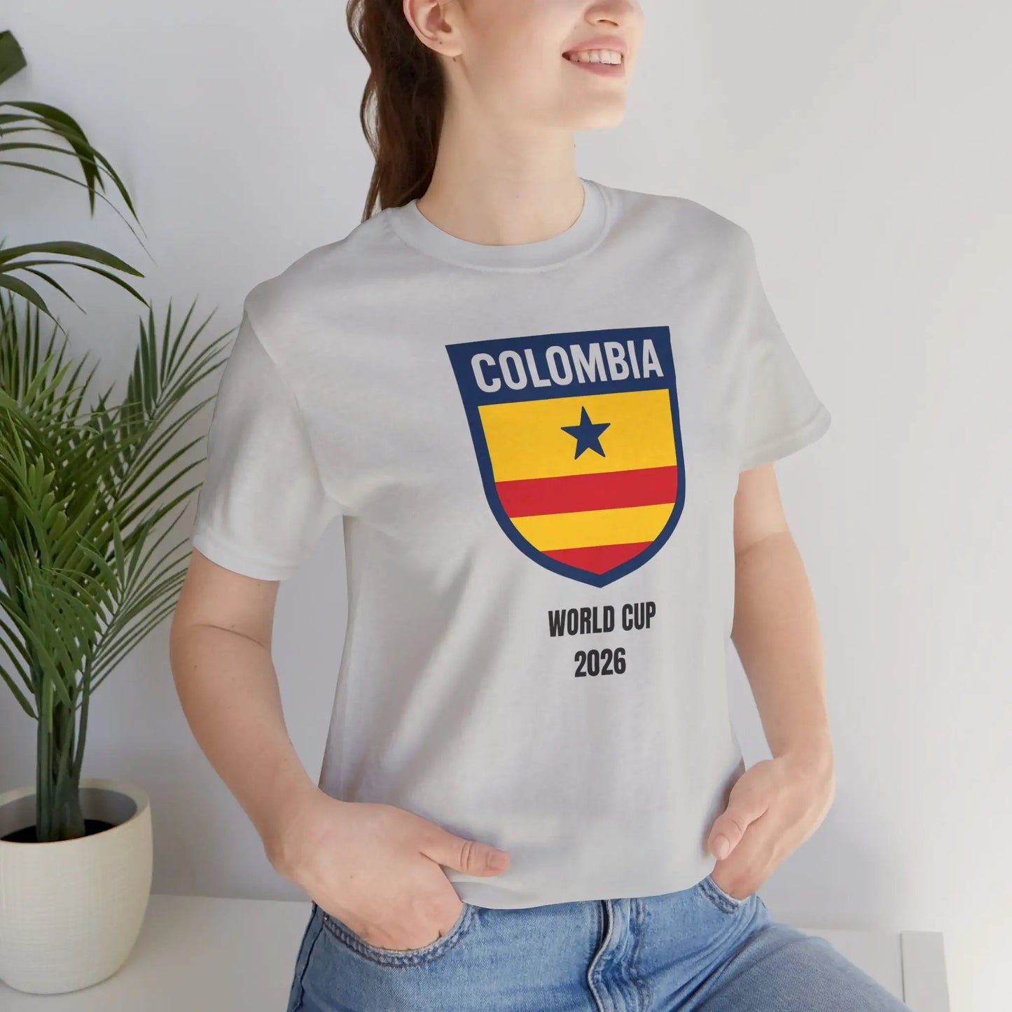 Columbia World Cup 2026 Unisex Cotton Crew Tee by Printify