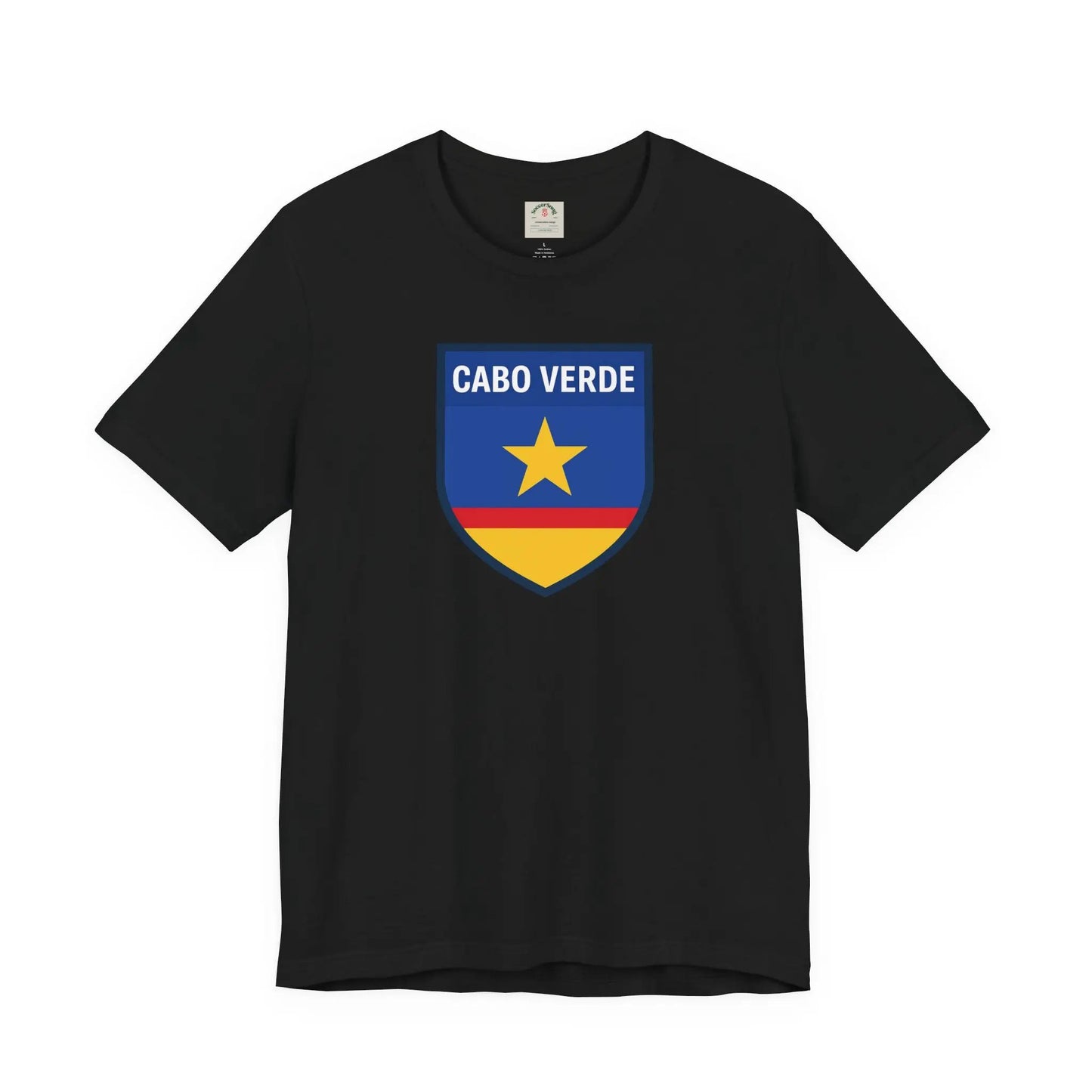 Cabo Verde Shield T‑Shirt — Cape Verde Pride Travel Tee by Printify