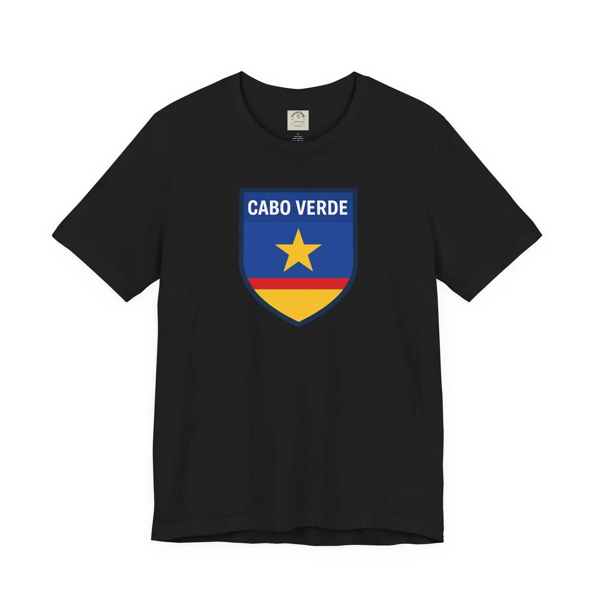 Cabo Verde Shield T‑Shirt — Cape Verde Pride Travel Tee by Printify
