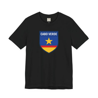 Cabo Verde Shield T‑Shirt — Cape Verde Pride Travel Tee by Printify