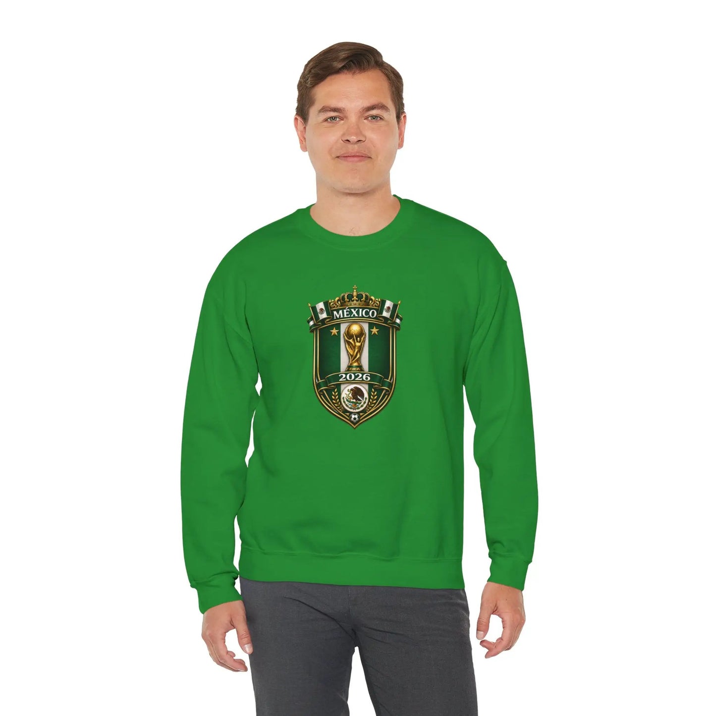 Mexico World Cup 2026 Crewneck Sweatshirt by Printify