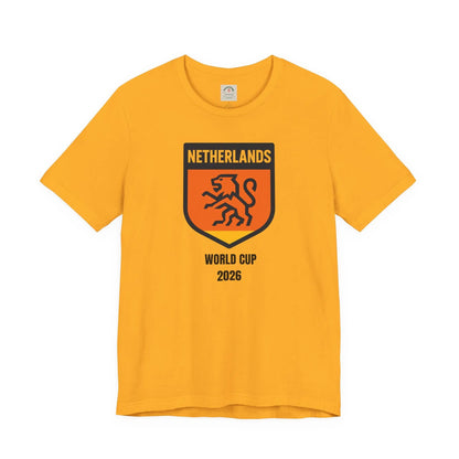 Netherlands World Cup 2026 Unisex Cotton Crew Tee by Printify