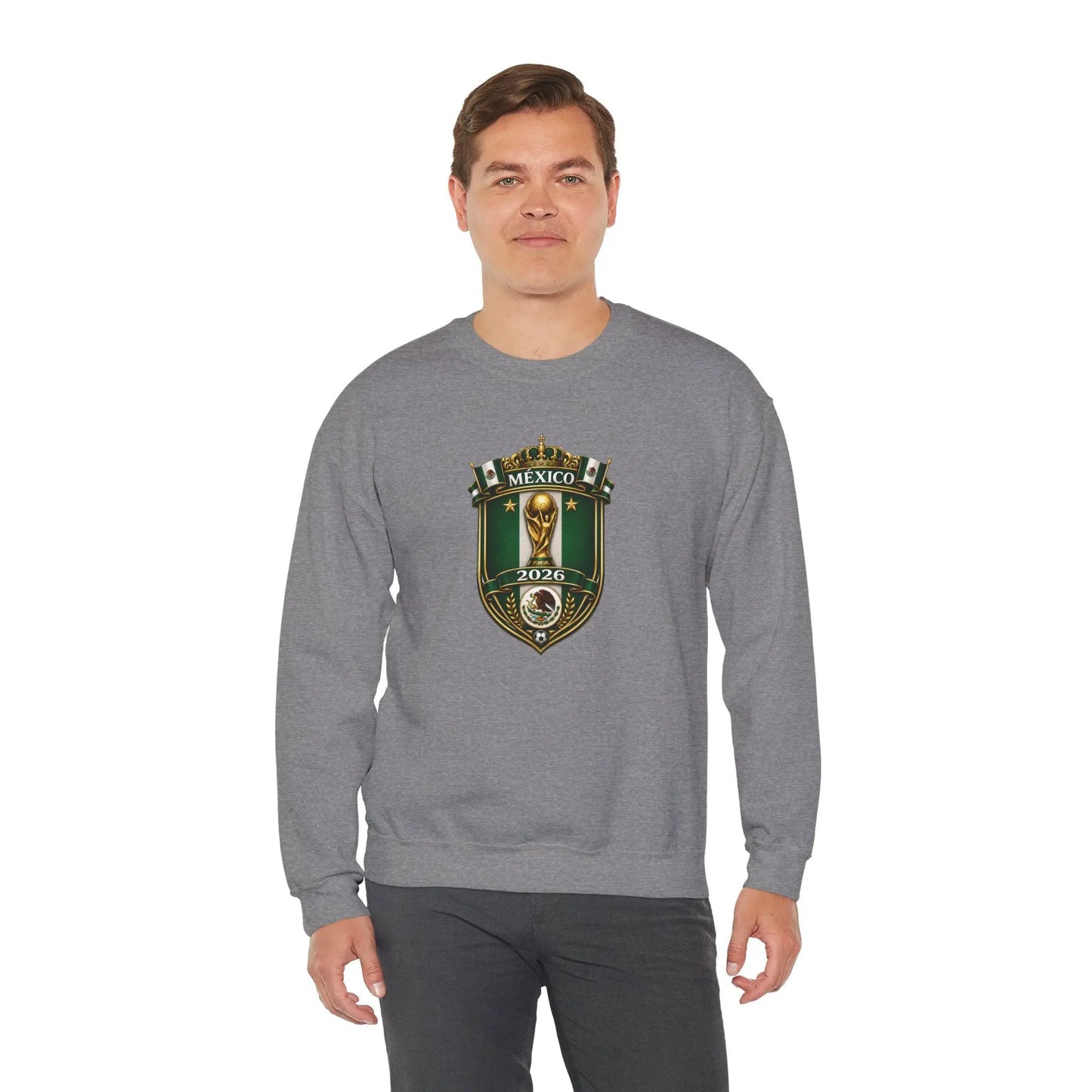 Mexico World Cup 2026 Crewneck Sweatshirt by Printify
