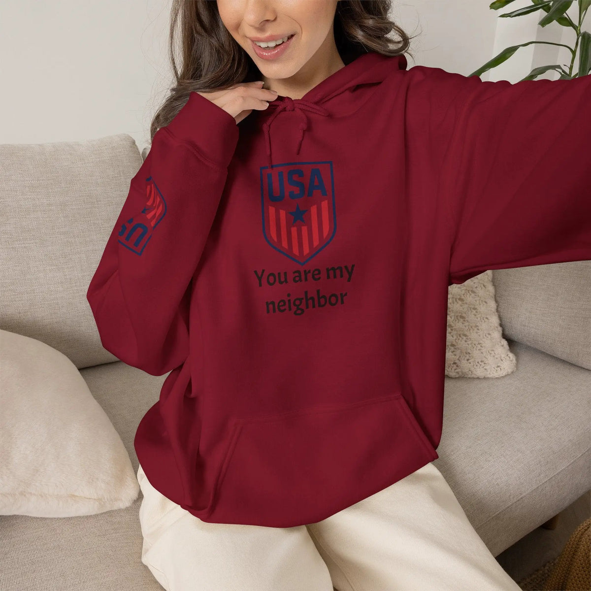 Customizable - SoccerSnug Heavy Blend Hoodie Unisex With Front Pocket Drawcord by Printify