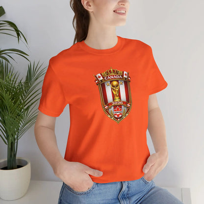 Canada World Cup 2026 Unisex Cotton Crew Soccer Fan Tee by Printify
