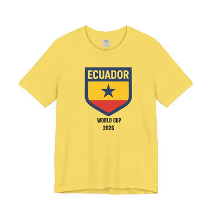 Ecuador World Cup 2026 Unisex Cotton Crew Tee by Printify