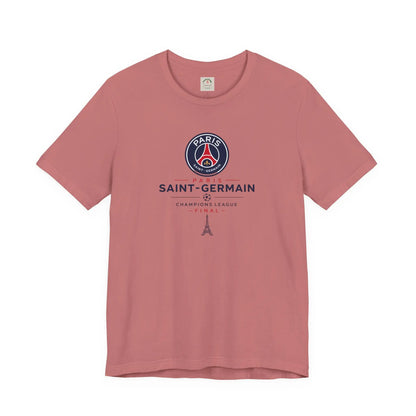 PSG Champions League Final Unisex Soccer Jersey Short Sleeve Tee by Printify