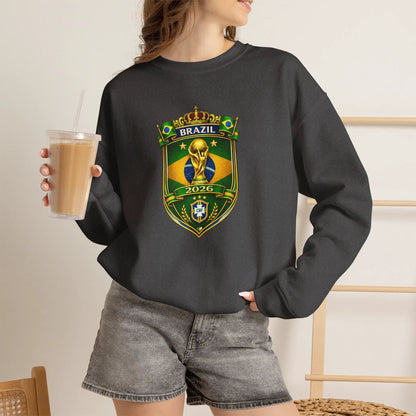 Brazil World Cup 2026 Crewneck Sweatshirt by Printify