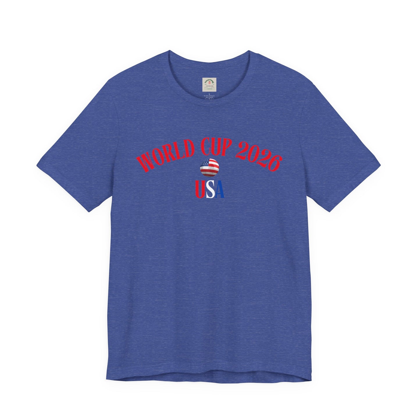 World Cup 2026 USA T-Shirt — Patriotic Soccer Tee
