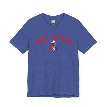 World Cup 2026 USA T-Shirt — Patriotic Soccer Tee