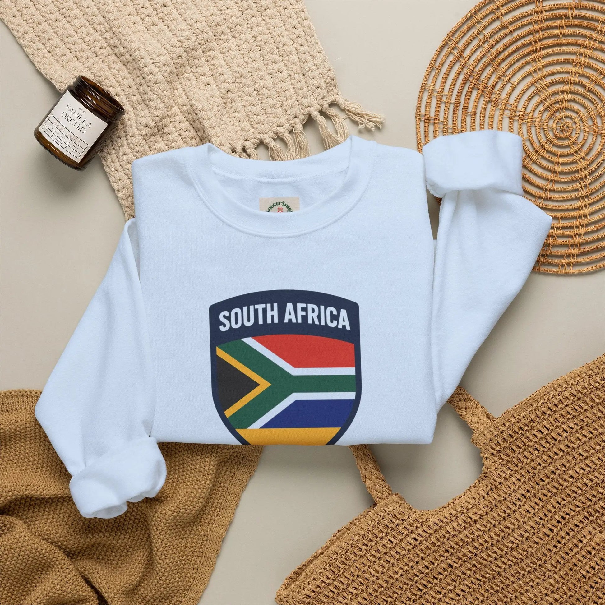 South Africa World Cup 2026 Unisex Heavy Blend™ Crewneck Sweatshirt by Printify