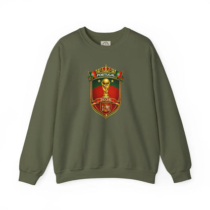 Portugal World Cup 2022 Crest Sweatshirt by Printify