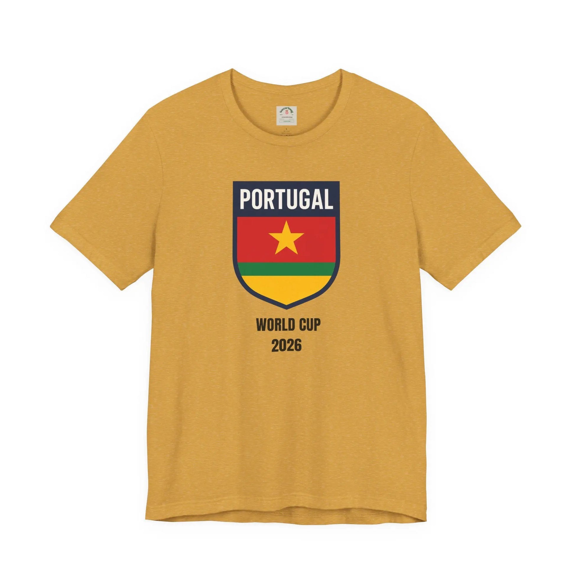 Portugal World Cup 2026 Unisex Cotton Crew Tee by Printify