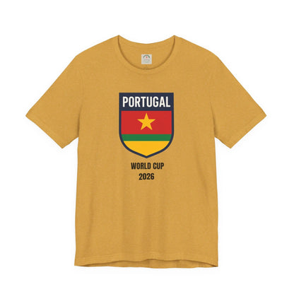 Portugal World Cup 2026 Unisex Cotton Crew Tee by Printify
