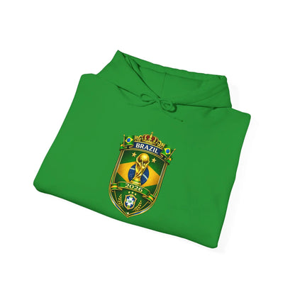 Brazil World Cup 2026 Hooded Sweatshirt by Printify