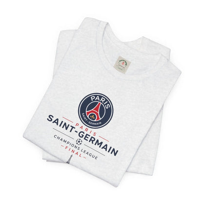 PSG Champions League Final Unisex Soccer Jersey Short Sleeve Tee by Printify