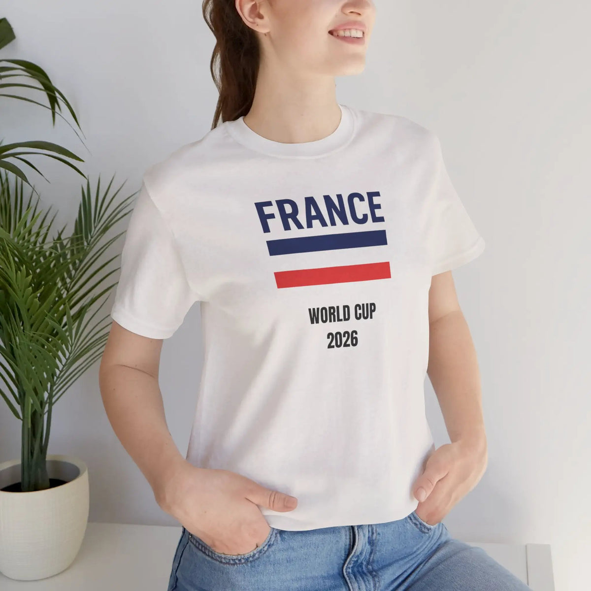 France World Cup 2026 Unisex Cotton Crew Tee by Printify