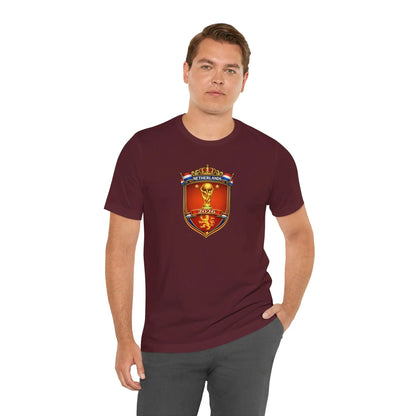 Netherlands World Cup 2026 Soccer Crest Tee Shirt Lions by Printify