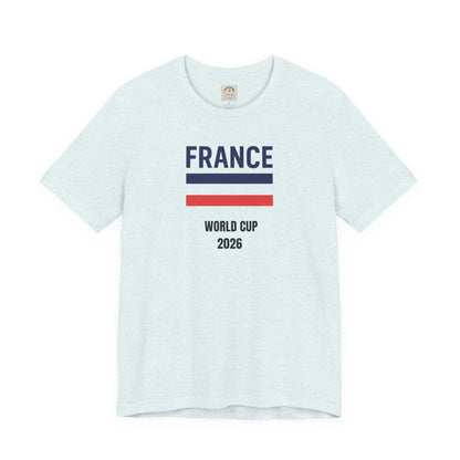 France World Cup 2026 Unisex Cotton Crew Tee by Printify