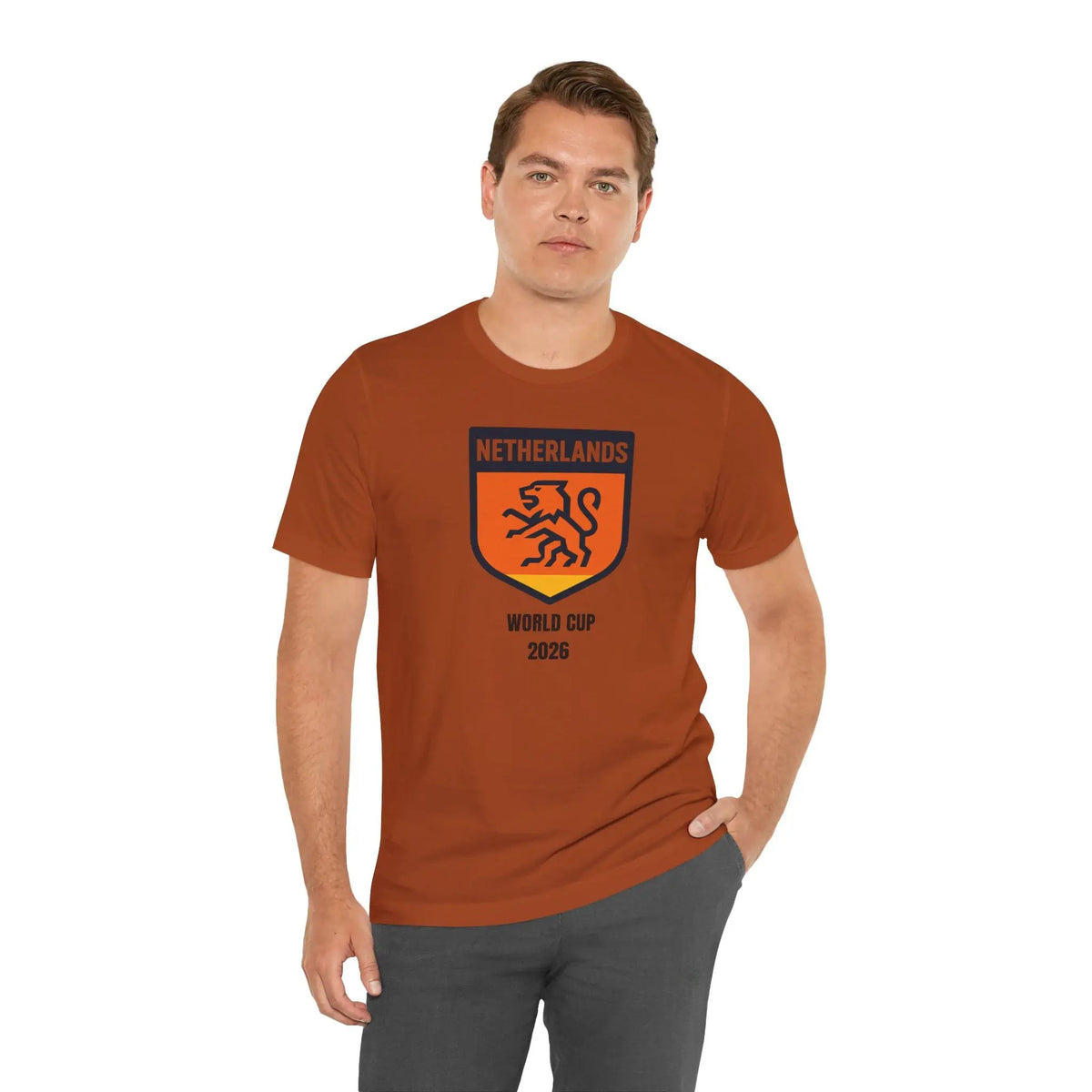 Netherlands World Cup 2026 Unisex Cotton Crew Tee by Printify