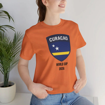 Curaçao World Cup 2026 Unisex Cotton Crew Tee by Printify