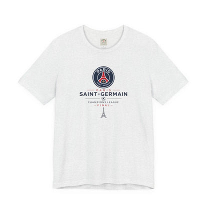 PSG Champions League Final Unisex Soccer Jersey Short Sleeve Tee by Printify