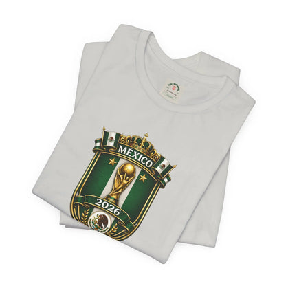 Mexico 2026 World Cup Crest T-Shirt — Soccer Fan Jersey Tee by Printify