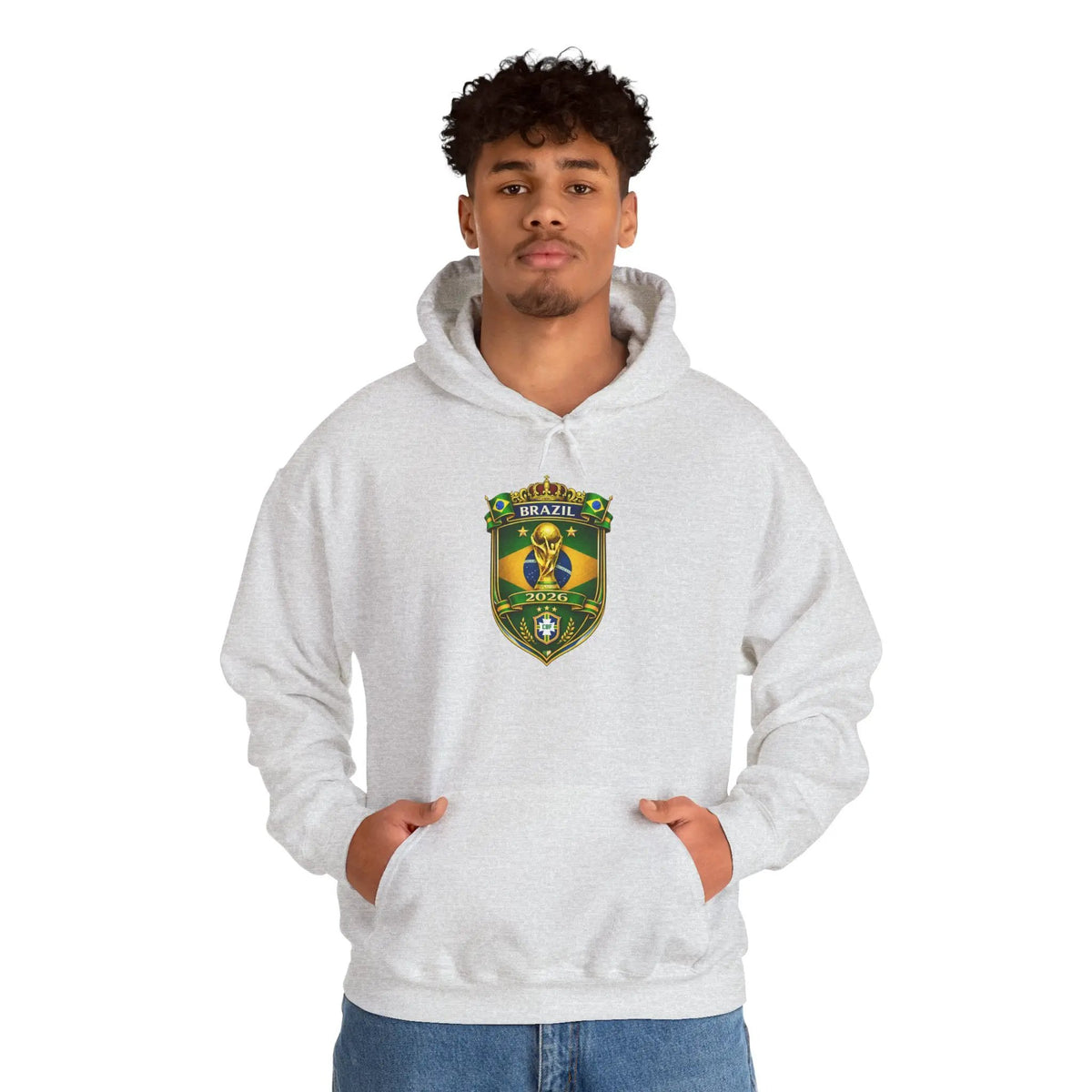 Brazil World Cup 2026 Hooded Sweatshirt by Printify