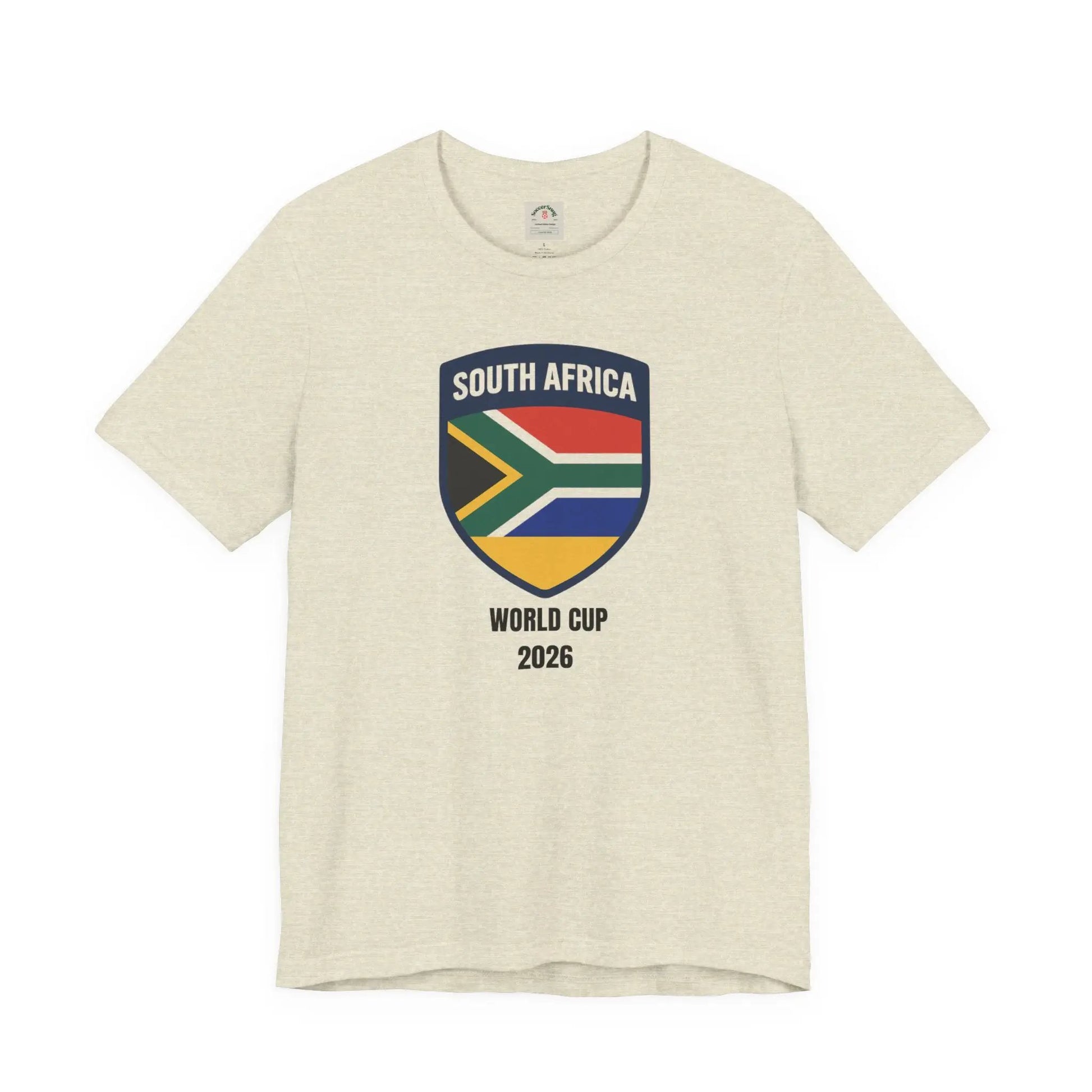 South Africa World Cup 2026 Unisex Cotton Crew Tee by Printify
