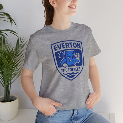 Everton 'The Toffees' Crest T-Shirt — Football Fan Tee