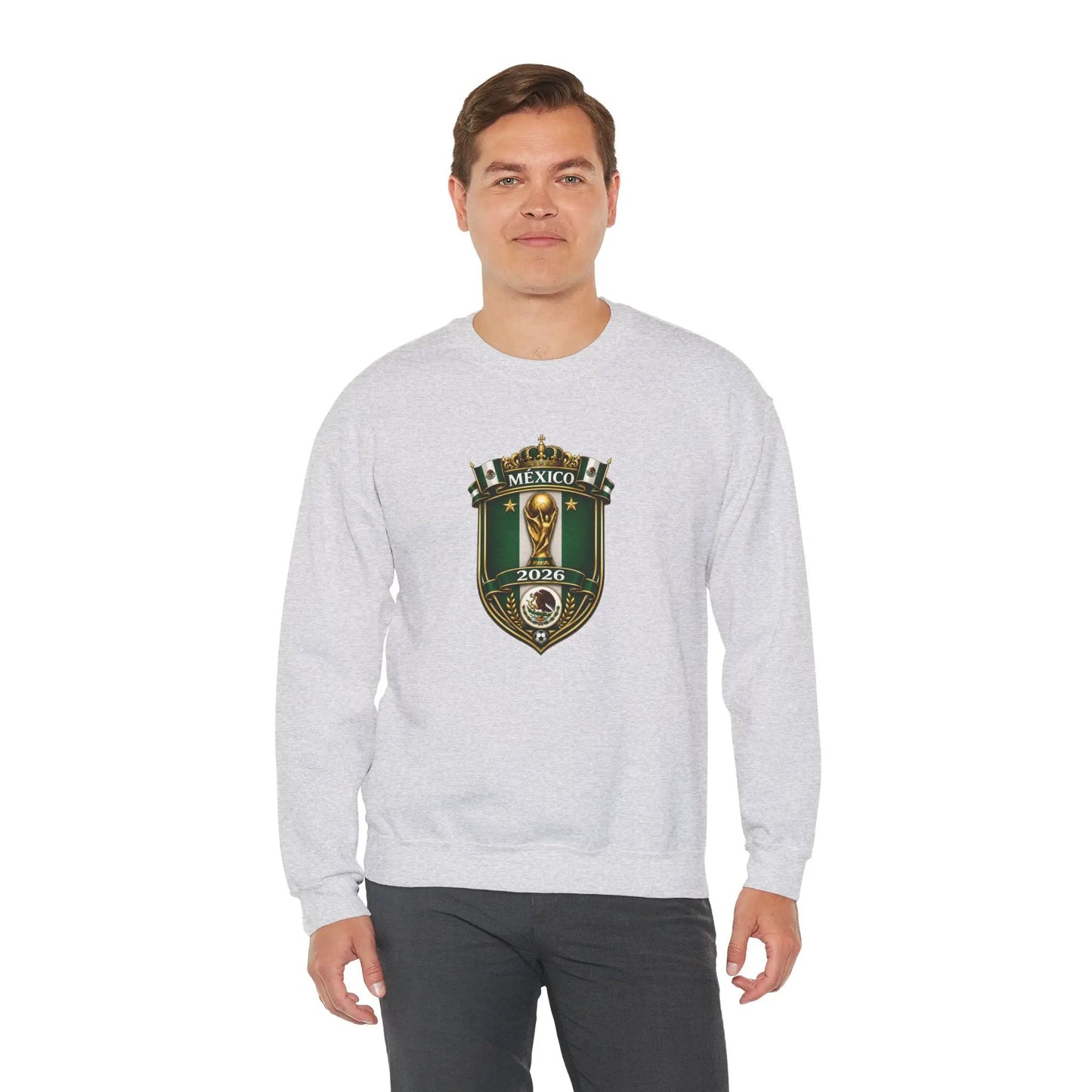 Mexico World Cup 2026 Crewneck Sweatshirt by Printify