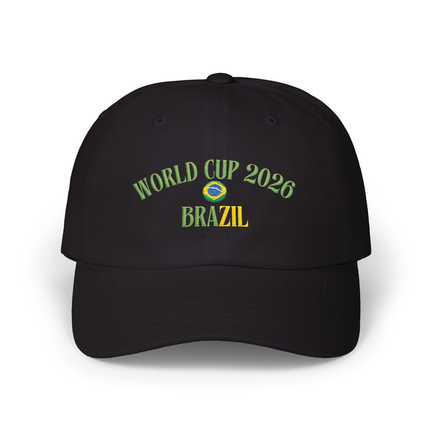 World Cup 2026 Brazil Dad Cap – Embroidered Soccer Fan Hat