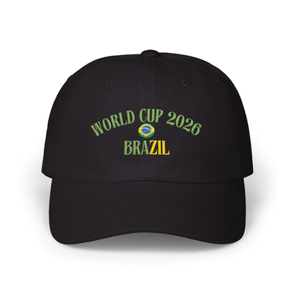 World Cup 2026 Brazil Dad Cap – Embroidered Soccer Fan Hat