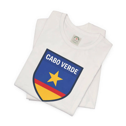 Cabo Verde Shield T‑Shirt — Cape Verde Pride Travel Tee by Printify