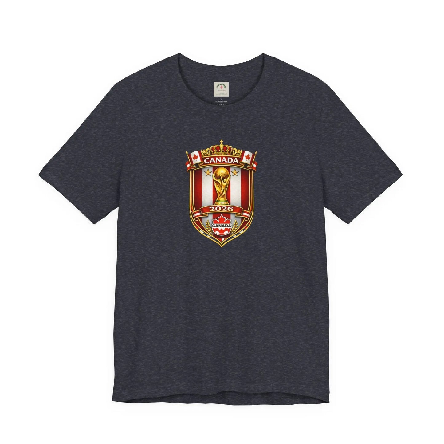 Canada World Cup 2026 Unisex Cotton Crew Soccer Fan Tee by Printify