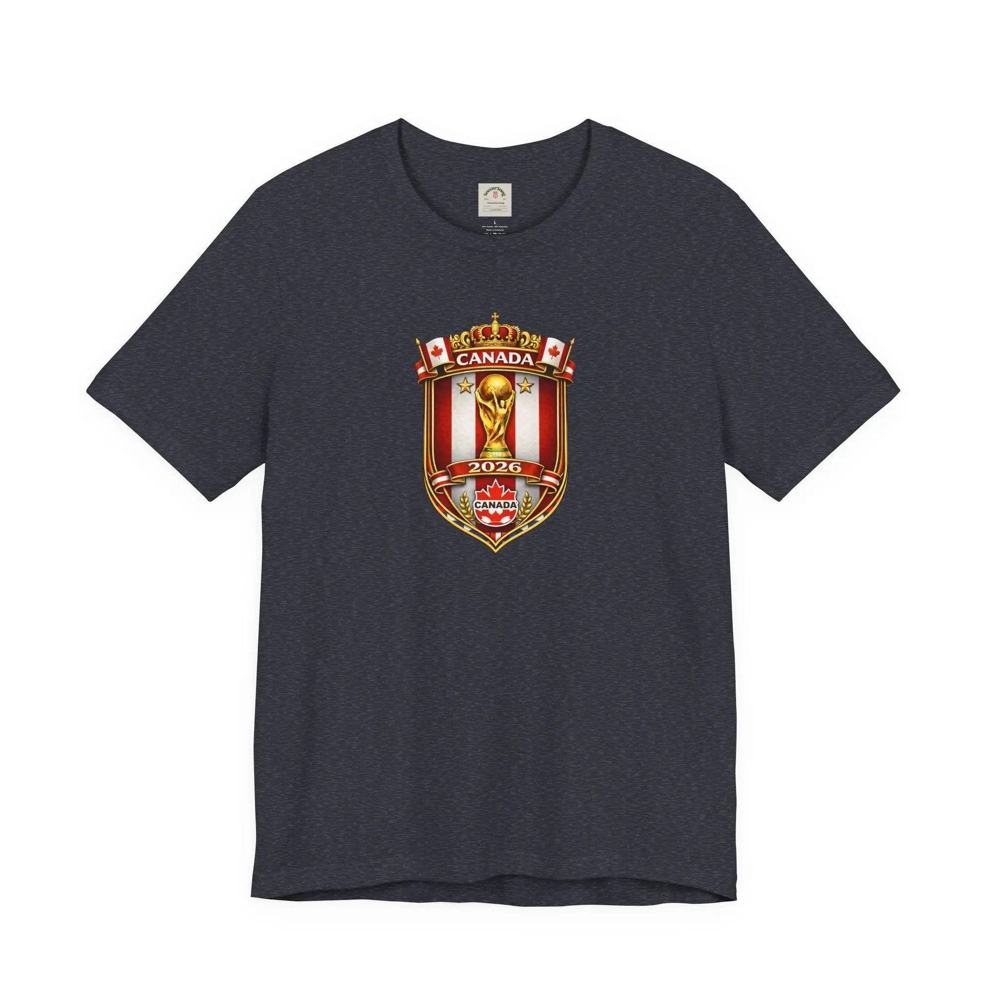 Canada World Cup 2026 Unisex Cotton Crew Soccer Fan Tee by Printify