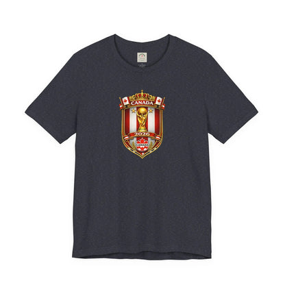 Canada World Cup 2026 Unisex Cotton Crew Soccer Fan Tee by Printify