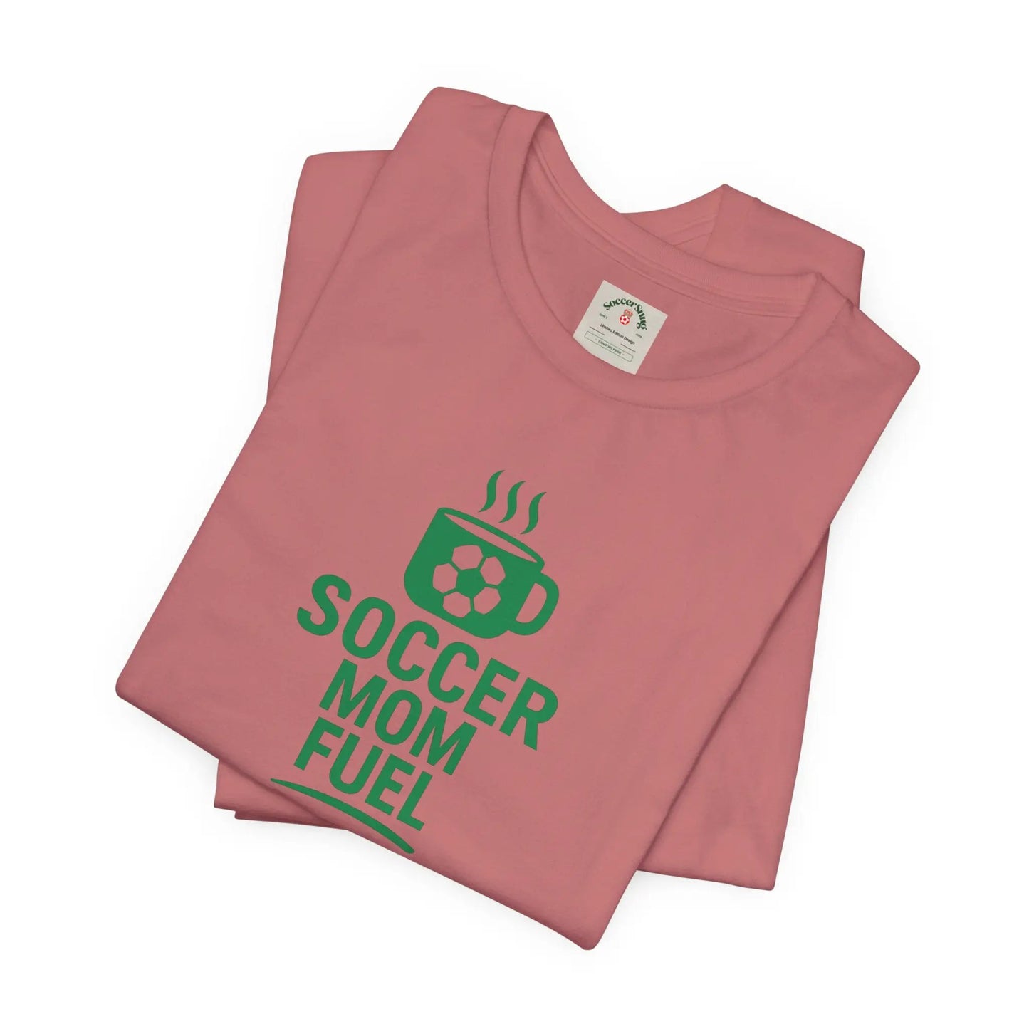 Soccer Mom Fuel T-Shirt — Coffee & Soccer Graphic Tee for Sports Moms by Printify