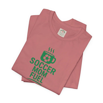 Soccer Mom Fuel T-Shirt — Coffee & Soccer Graphic Tee for Sports Moms by Printify