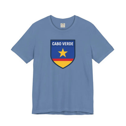 Cabo Verde Shield T‑Shirt — Cape Verde Pride Travel Tee by Printify