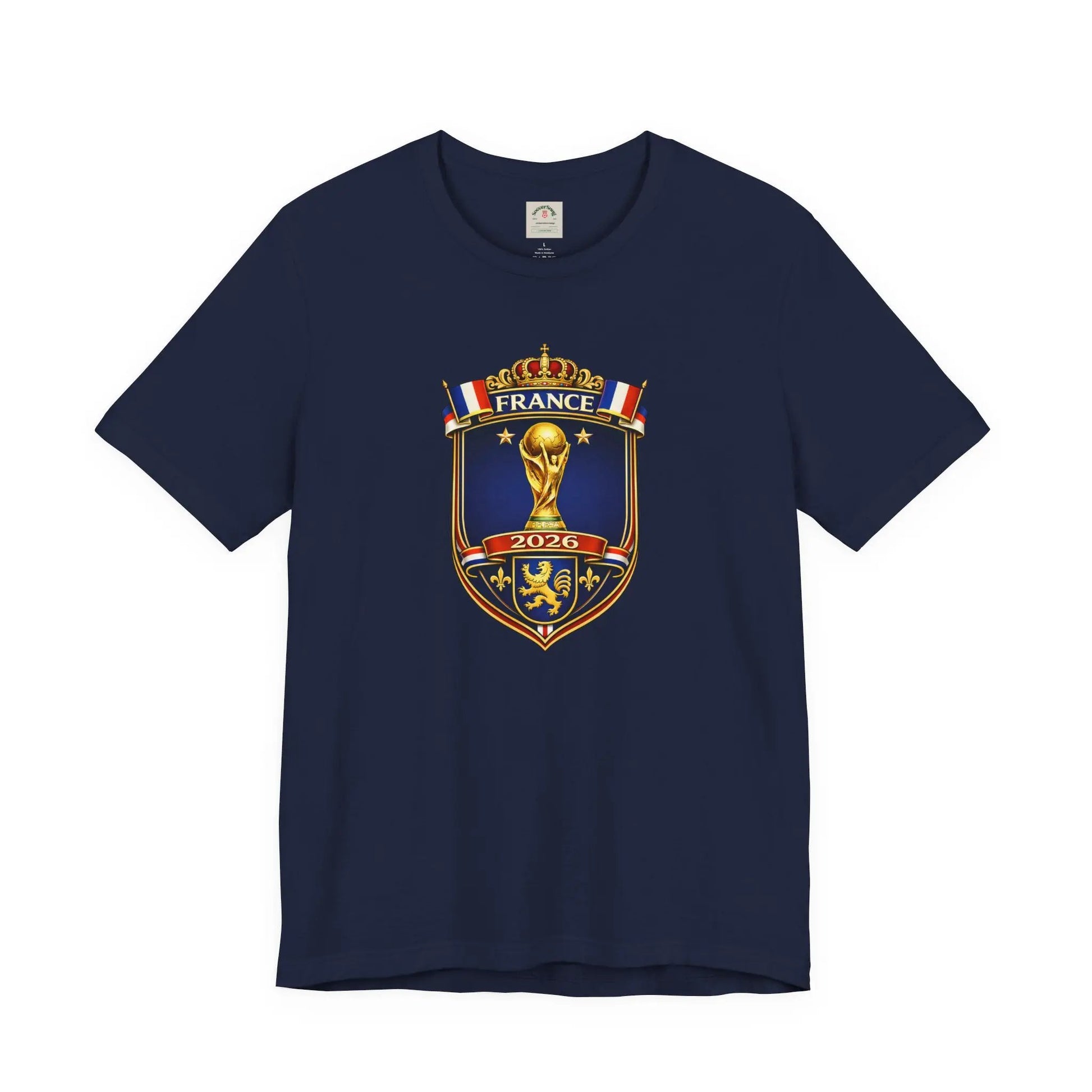 France World Cup 2026 Soccer Tee by Printify