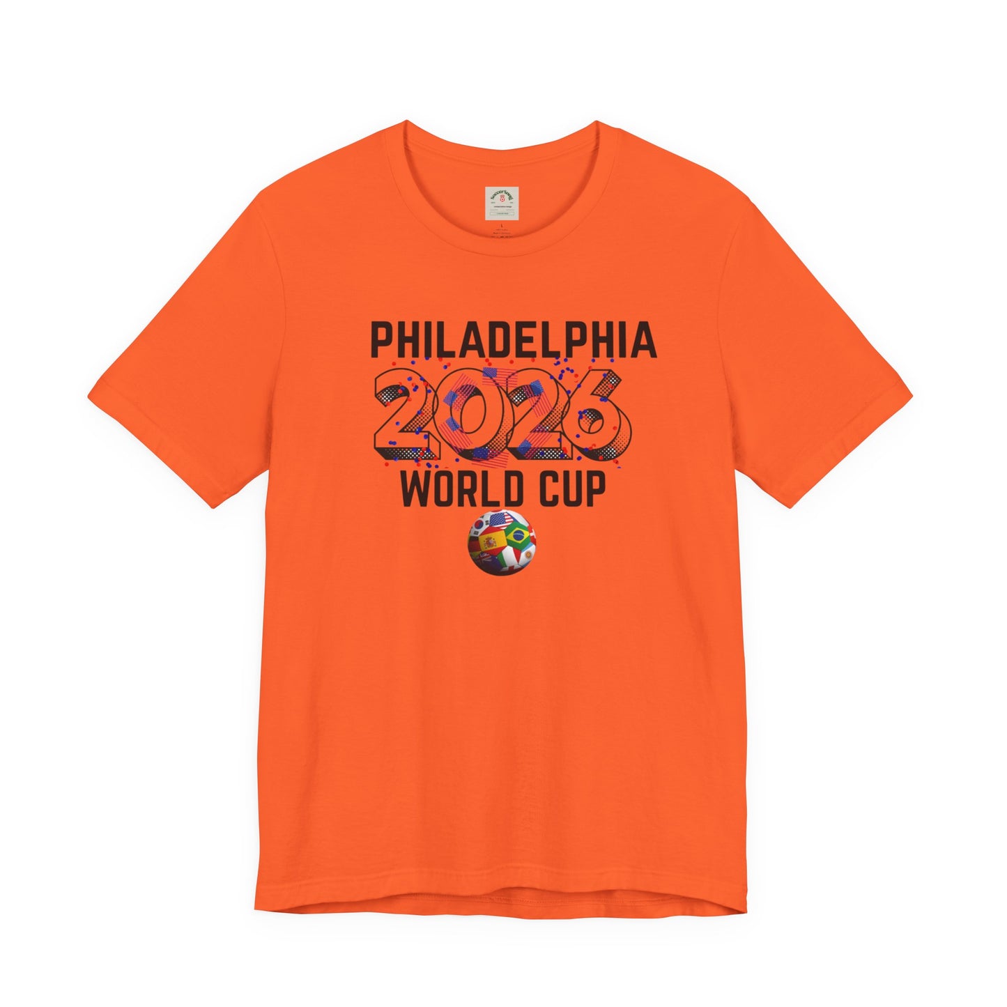 Philadelphia World Cup 2026 Unisex Streetwear Cotton Crew Tee