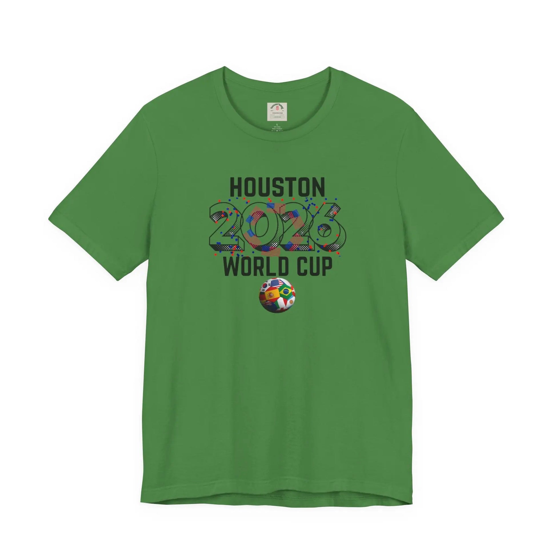 Houston World Cup 2026 Host Unisex Cotton Crew Tee by Printify