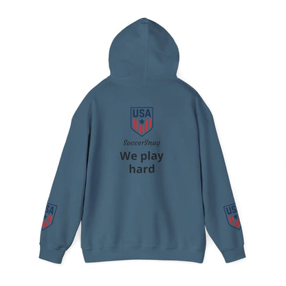 Customizable - SoccerSnug Heavy Blend Hoodie Unisex With Front Pocket Drawcord by Printify