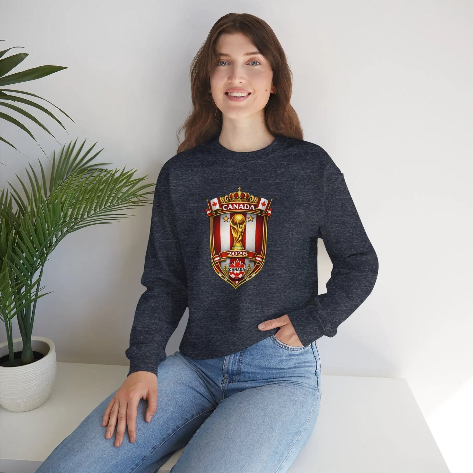 Canada World Cup 2026 Crewneck Sweatshirt by Printify
