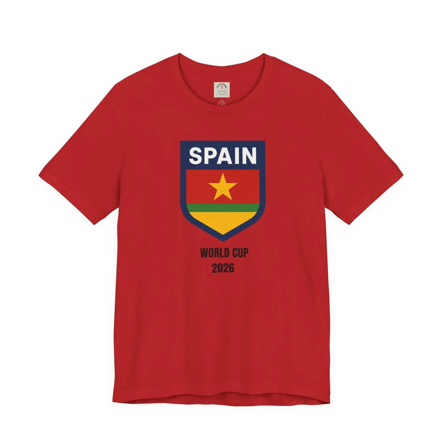 Spain World Cup 2026 Unisex Cotton Crew Tee by Printify