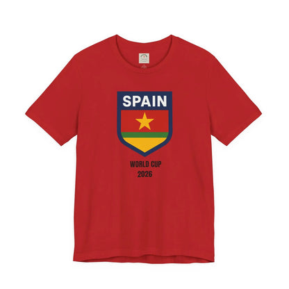 Spain World Cup 2026 Unisex Cotton Crew Tee by Printify