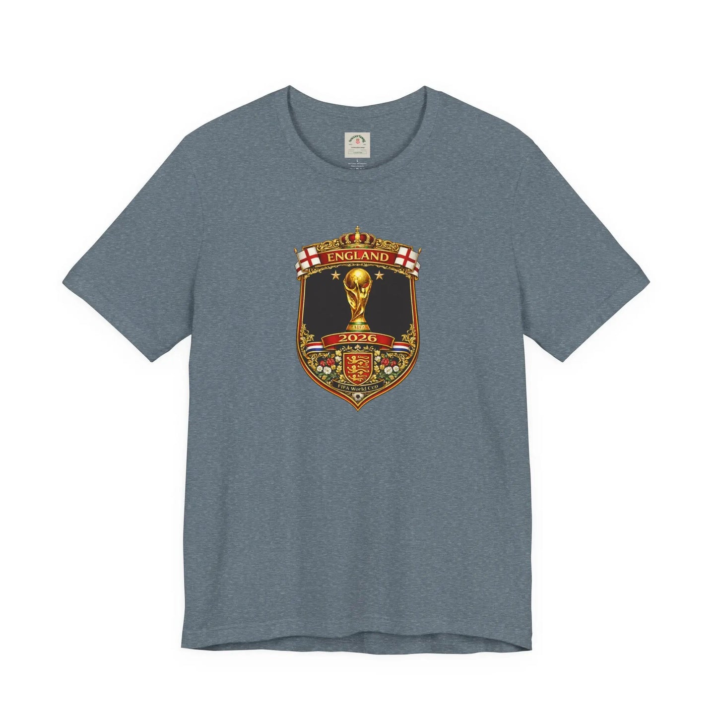 England World Cup 2026 Unisex Cotton Crew Tee by Printify