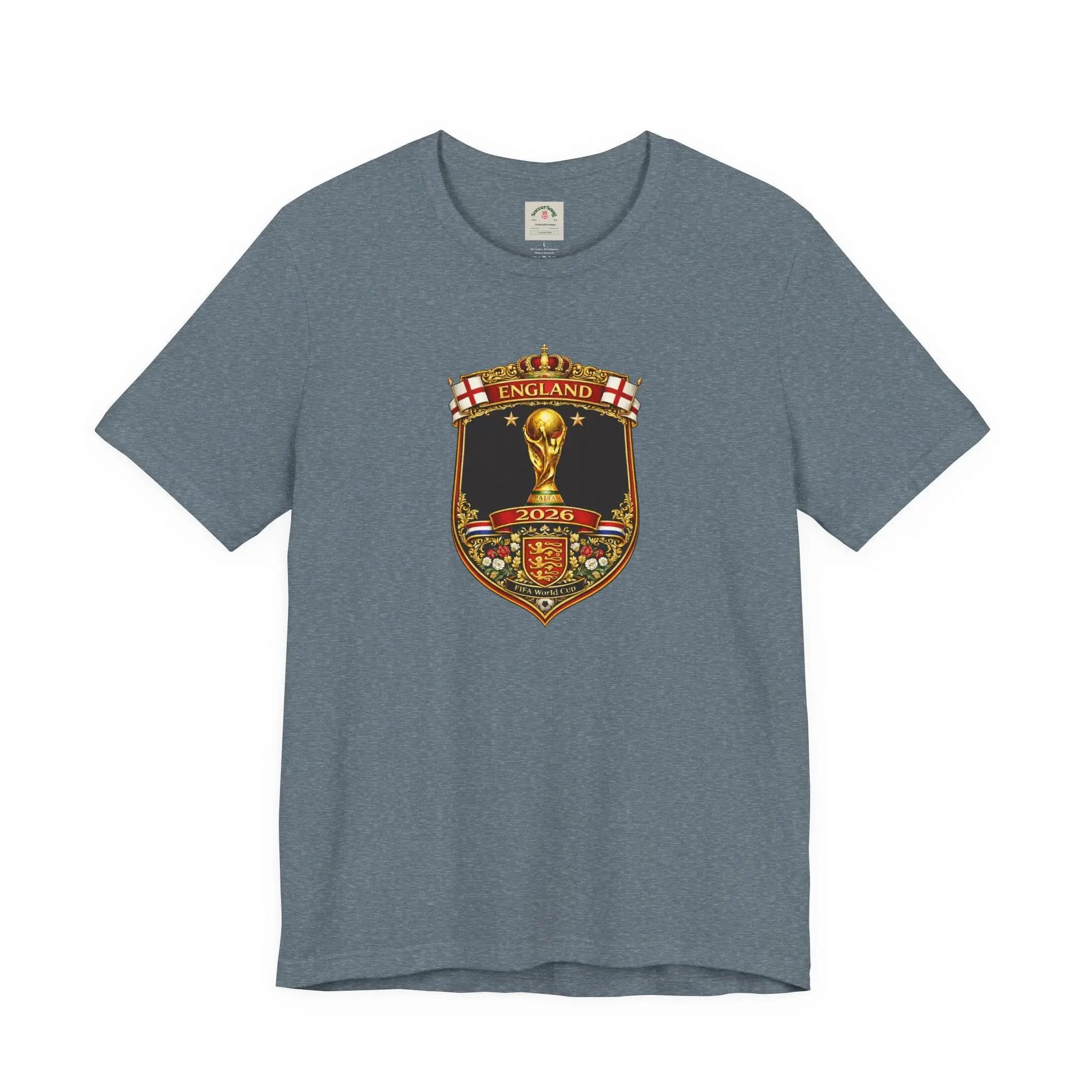 England World Cup 2026 Unisex Cotton Crew Tee by Printify
