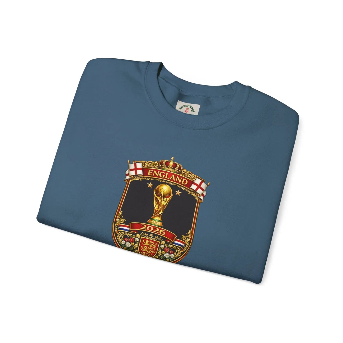 England World Cup Crewneck Sweatshirt by Printify